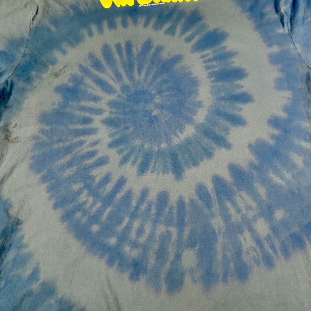 The Beatles Mens Good Day Sunshine Tie Dye T-Shirt XL Blue Cotton Band Tee - Picture 9 of 10